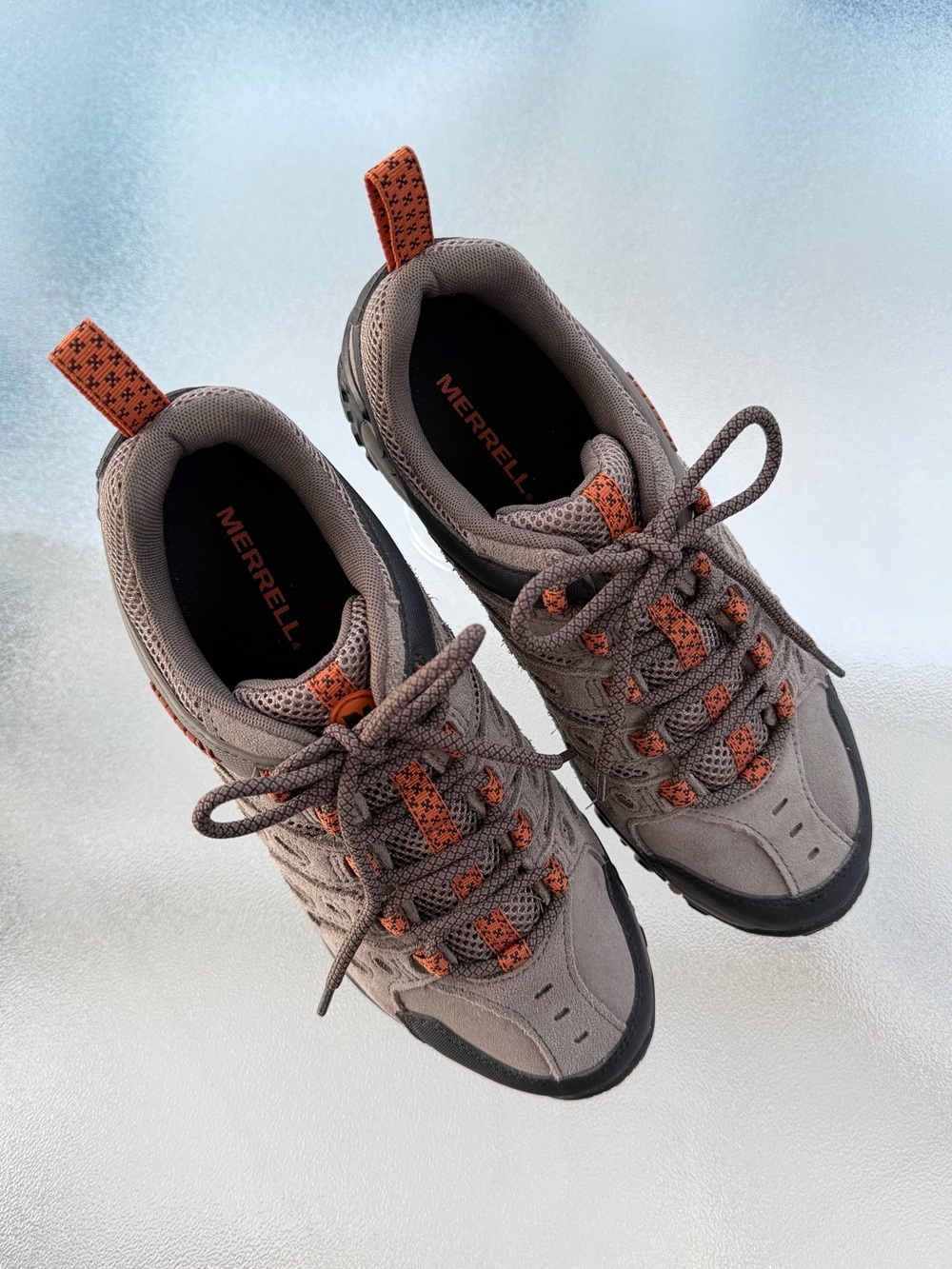 MERRELL Crosslander 2 Hiking Shoes Boulder/Apricot (J500057) ~ Men’s 8.5 - Picture 2 of 11